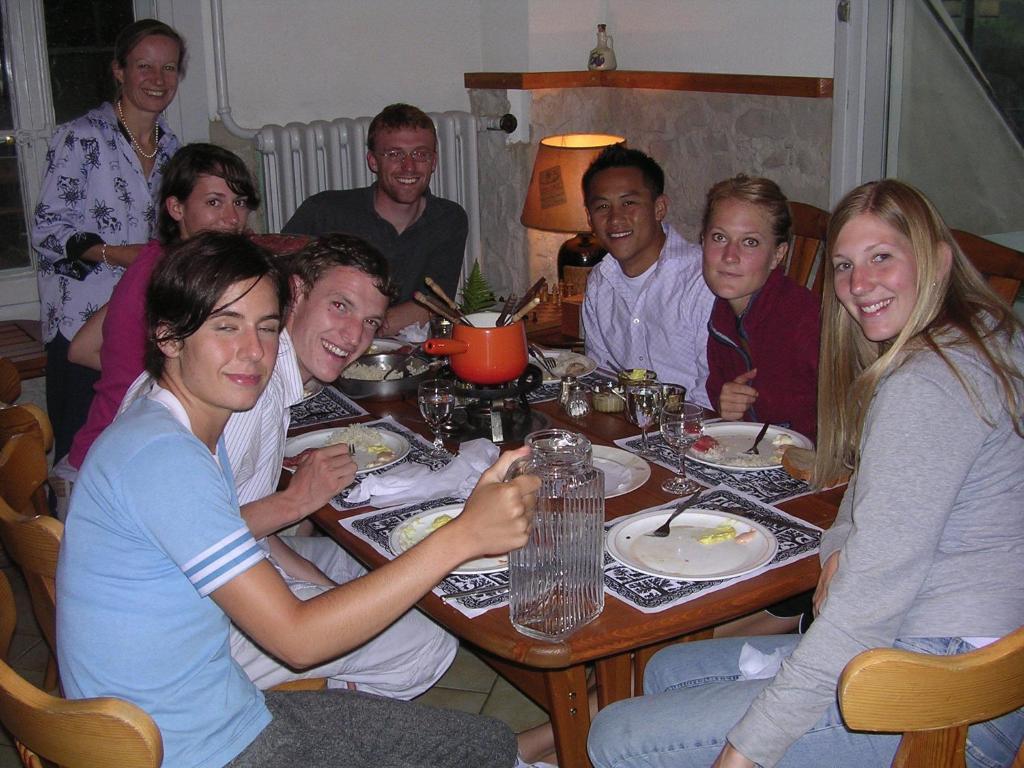 Au Bel Air Hotel Leysin Bagian luar foto