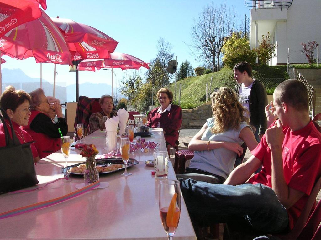 Au Bel Air Hotel Leysin Bagian luar foto
