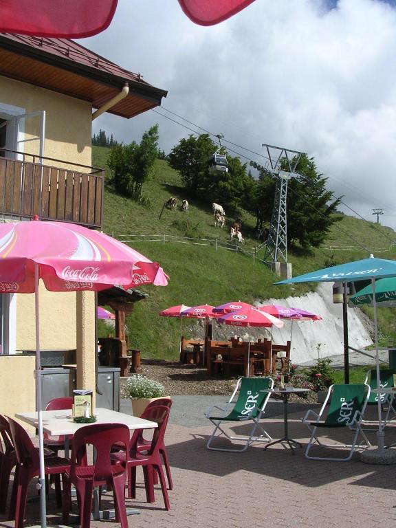 Au Bel Air Hotel Leysin Bagian luar foto