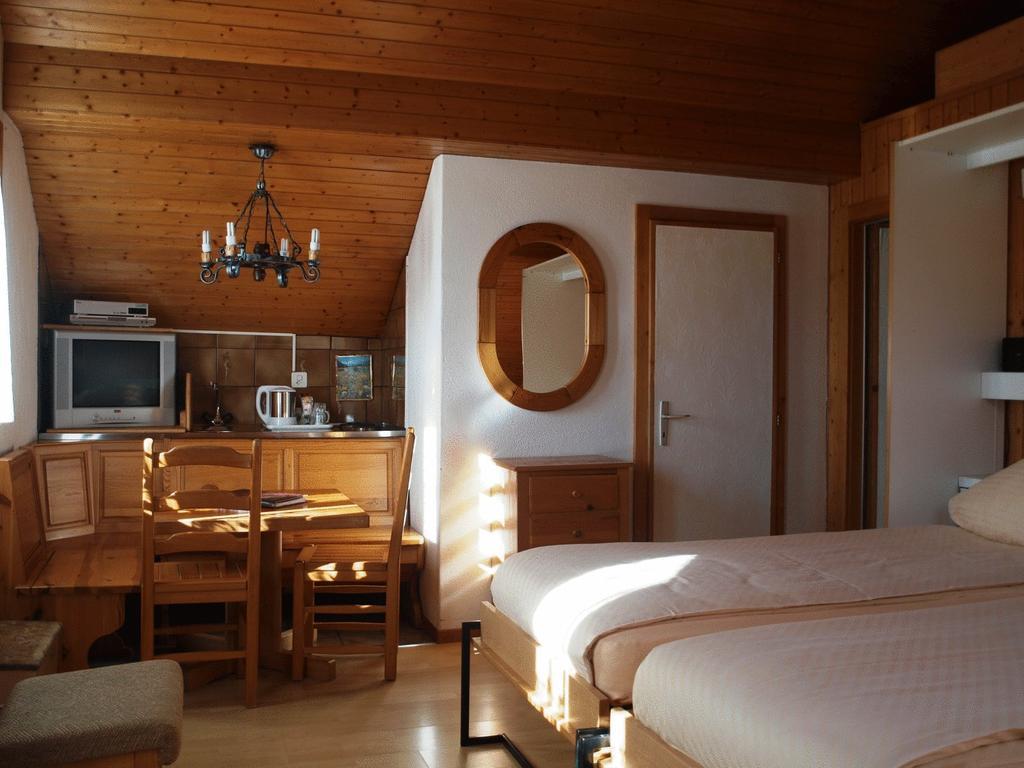 Au Bel Air Hotel Leysin Ruang foto